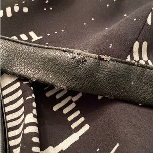 Alfani Woman black white faux leather, size 2X